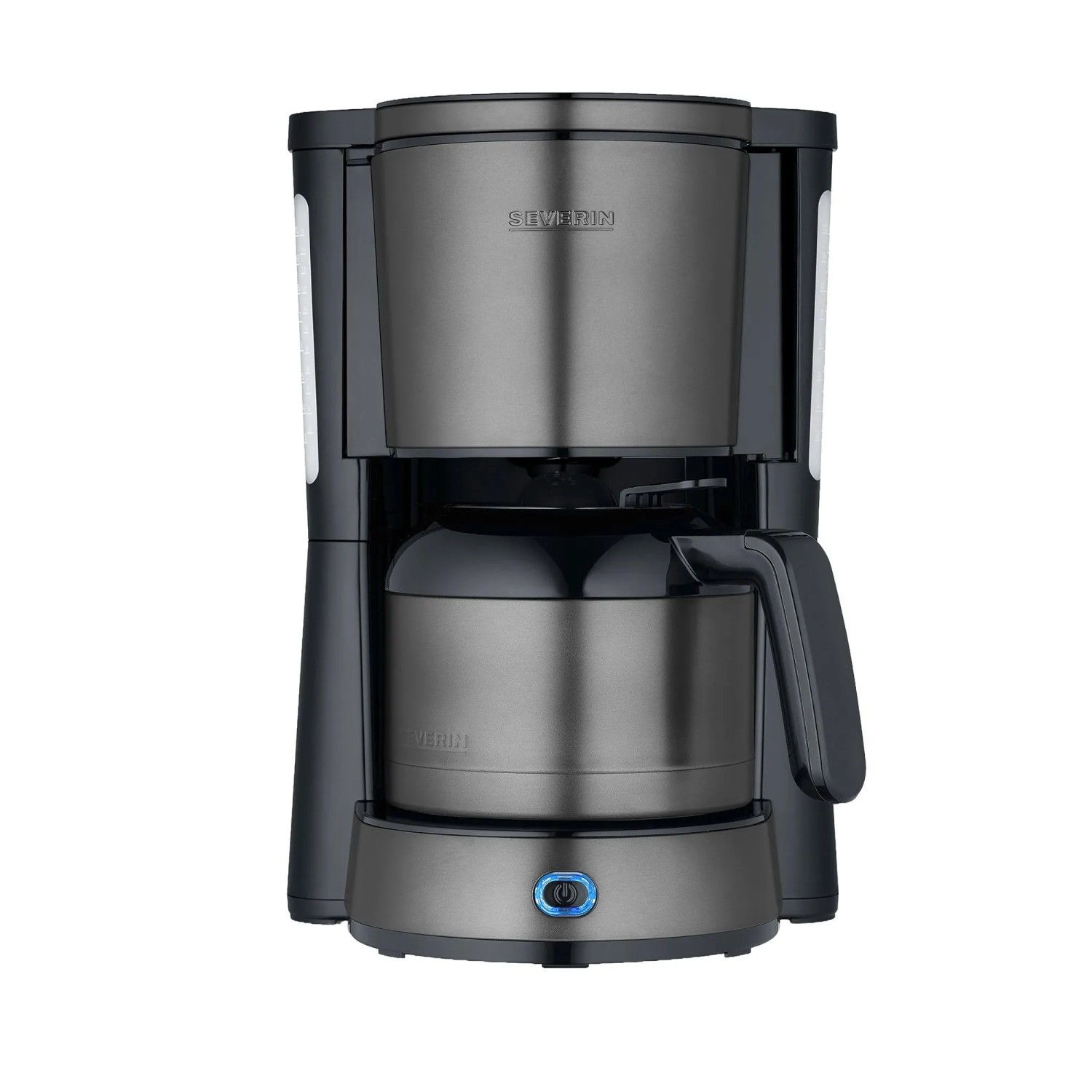Severin Kaffeemaschine KA 9343 Anthrazit-Inox Thermokanne