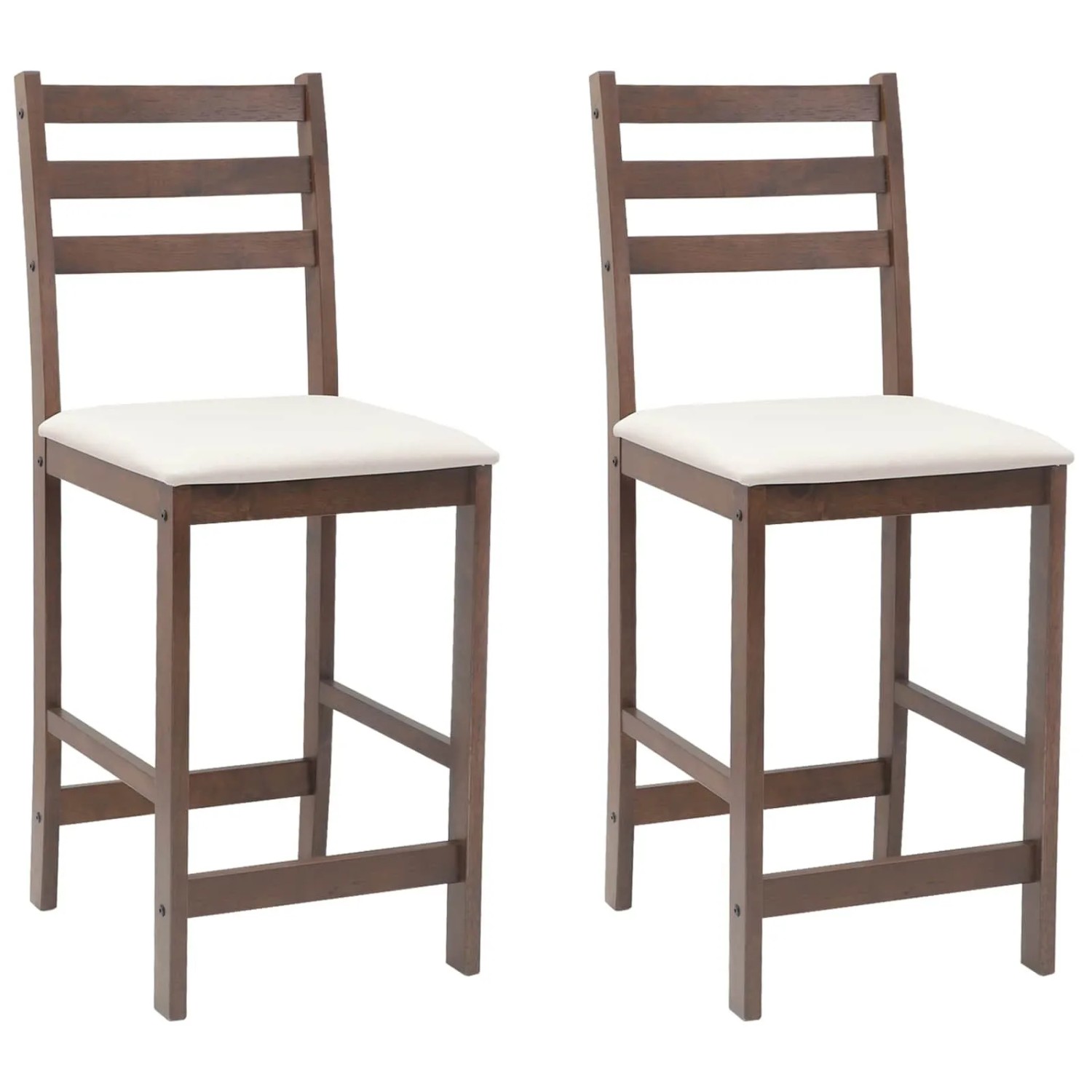 vidaXL Esszimmerstühle 2 Stk Hellbraun 40 x 47,5 x 99,5 cm 42020465