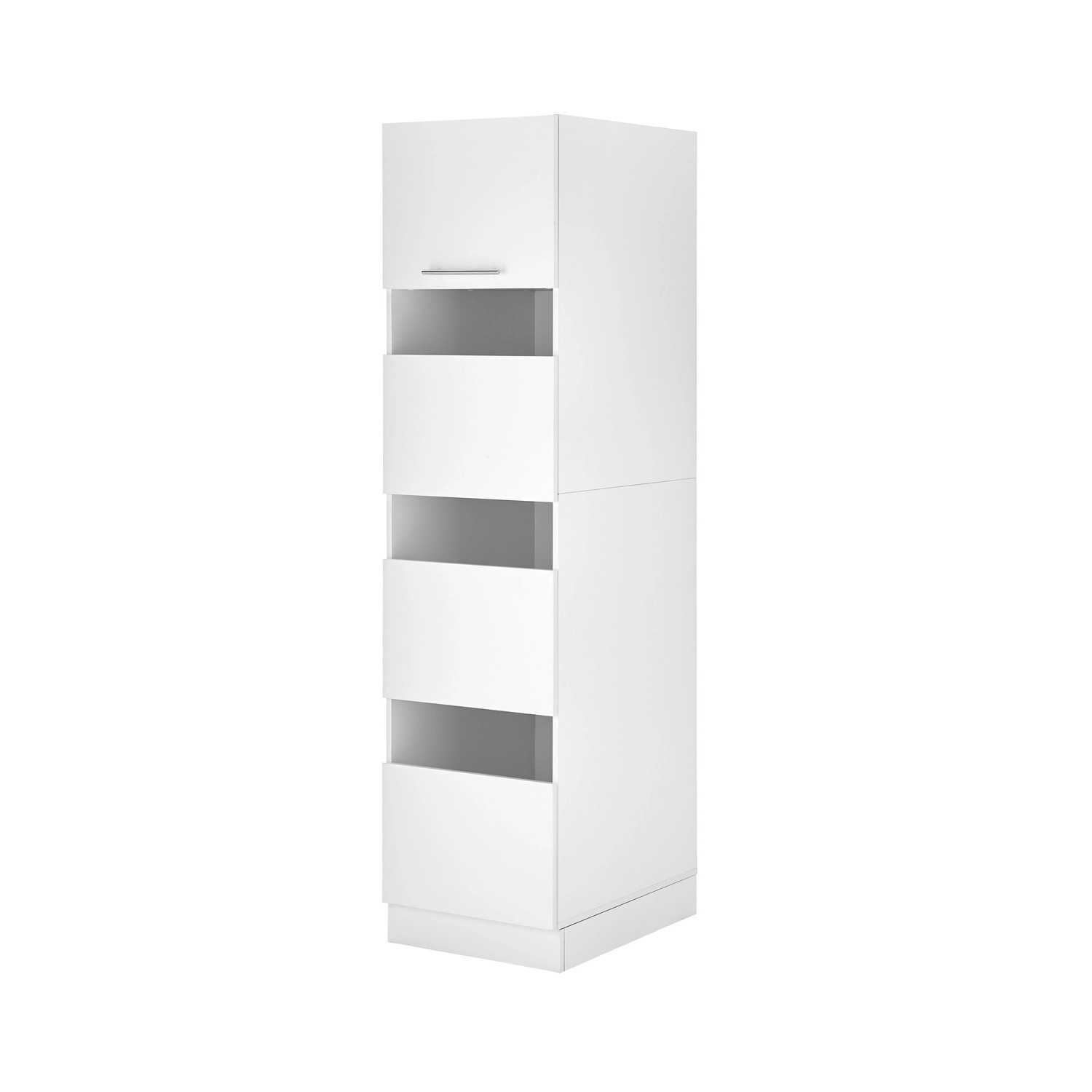 Respekta Hauswirtschaftsraum Set Clara, weiß matt, bestehend aus Hochschrank, Waschmaschinen- und Wäscheschrank.