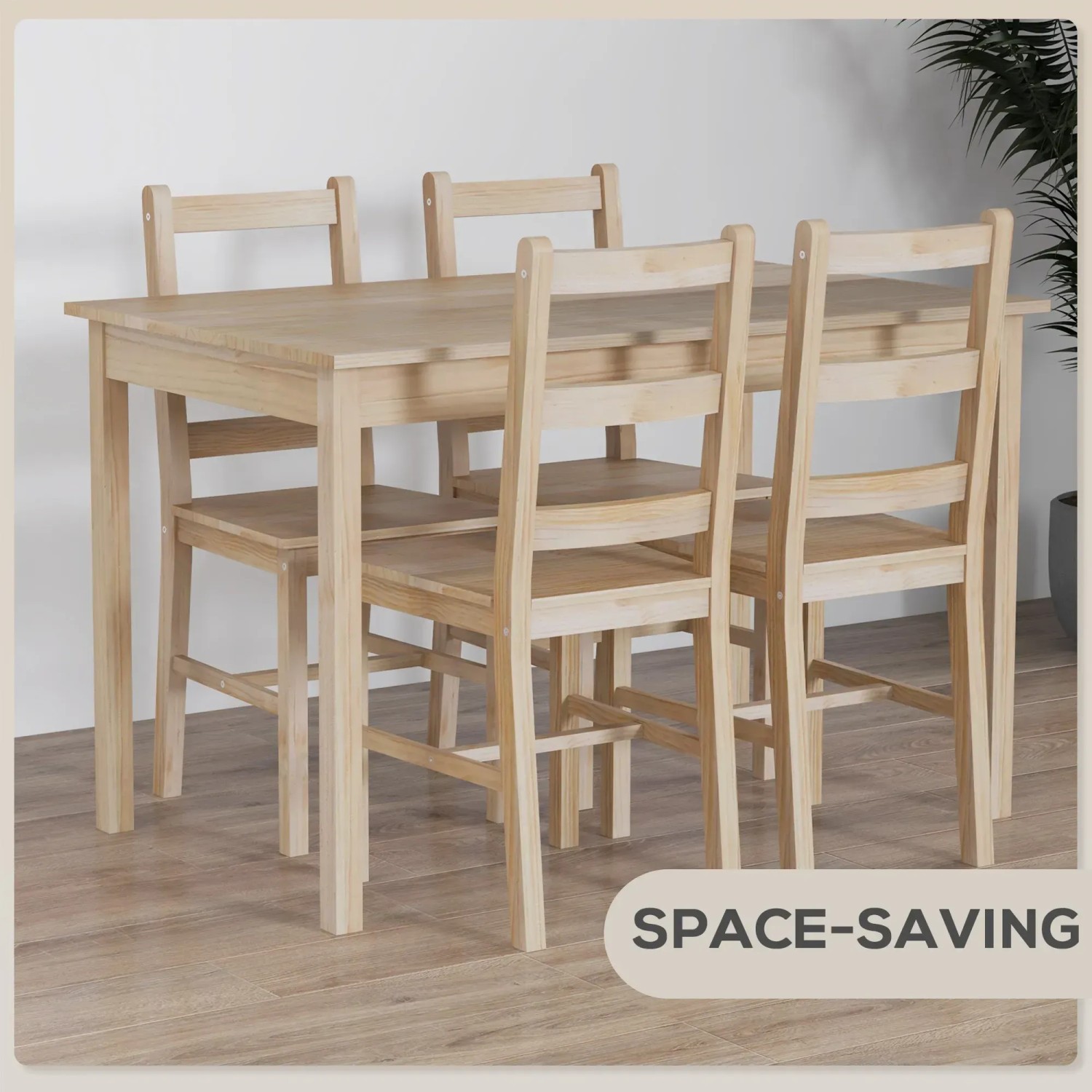 HOMCOM Esstisch Quadratischer Küchentisch für 2 Personen Esszimmertisch mit Holzoptik Stahlbasis 70 x 70 x 75 cm Dunkelbraun