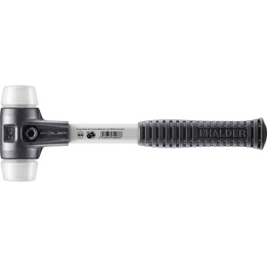 Halder Simplex Schonhammer Ø 40 mm Superplastik mit Verstärktem Tempergussgehäuse und FiberglasStiel