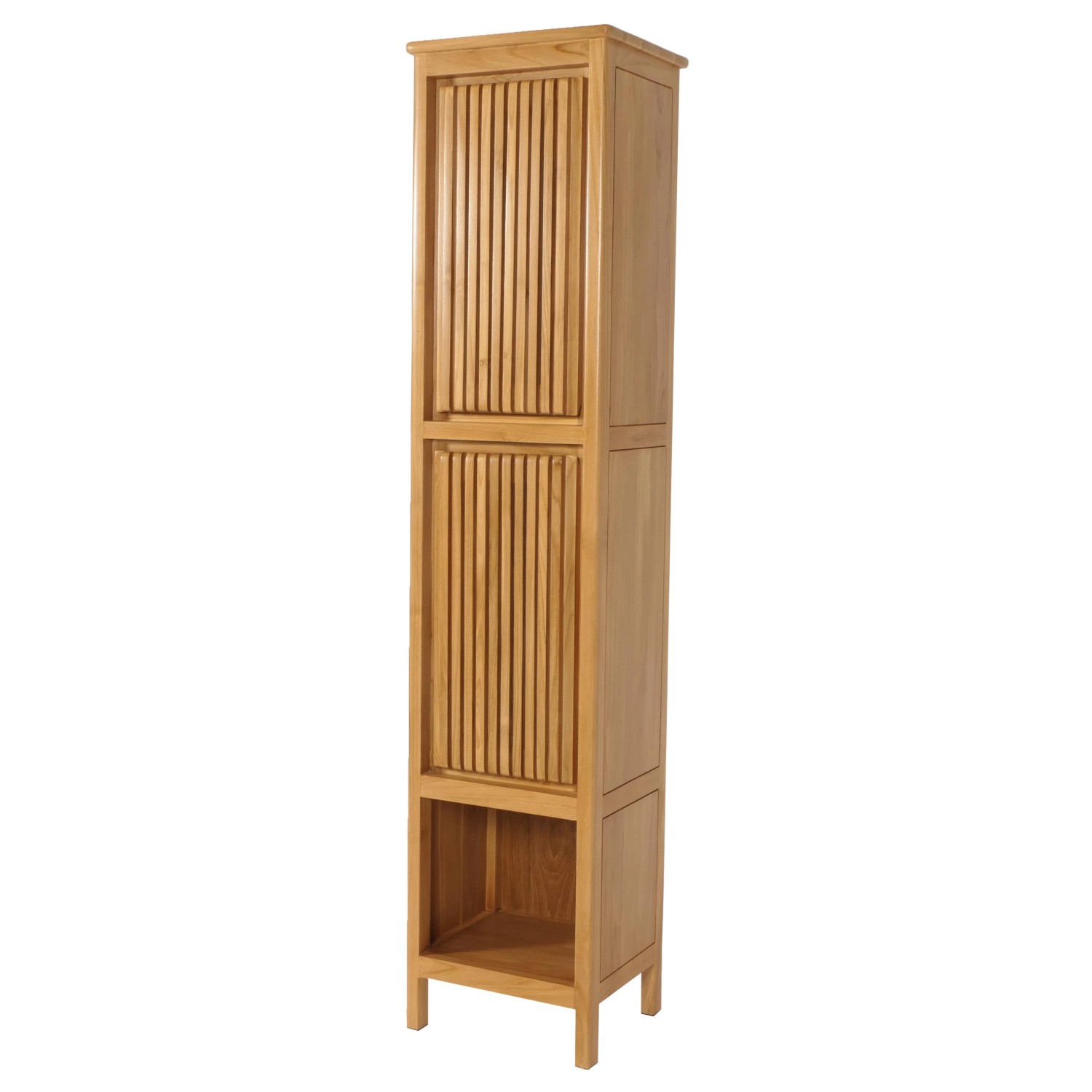 MCW Teak-Hochschrank M70 2 Türen 5 Fächer günstig online kaufen