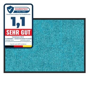 Türkise Karat Schmutzfangmatte Rhine, 90x150 cm, mit Test-Siegel. Fußmatte für den Eingangsbereich.