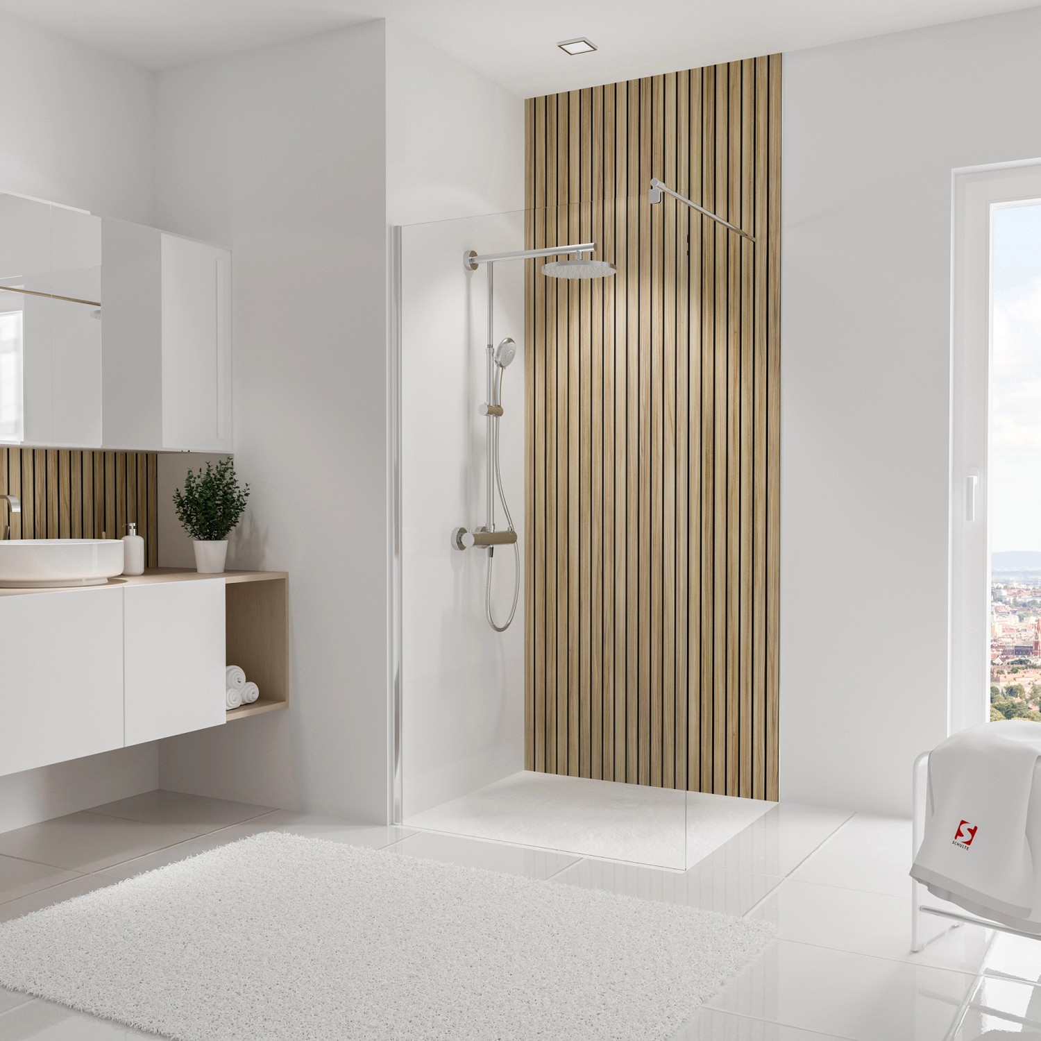 Schulte Duschrückwand DecoDesign Dekor Japandi 255 cm x 100 cm