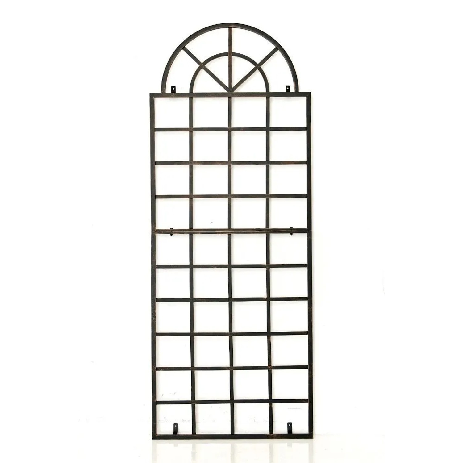 DELUKE Rankgitter GUNNAR 70x1x180cm Metall Bronze Rankhilfe Kletterpflanzen Gartendekoration