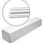 Verpackung Profhome Eckleisten Set, 16 weiße Zierleisten für Paneele, 32 m Gesamtlänge.