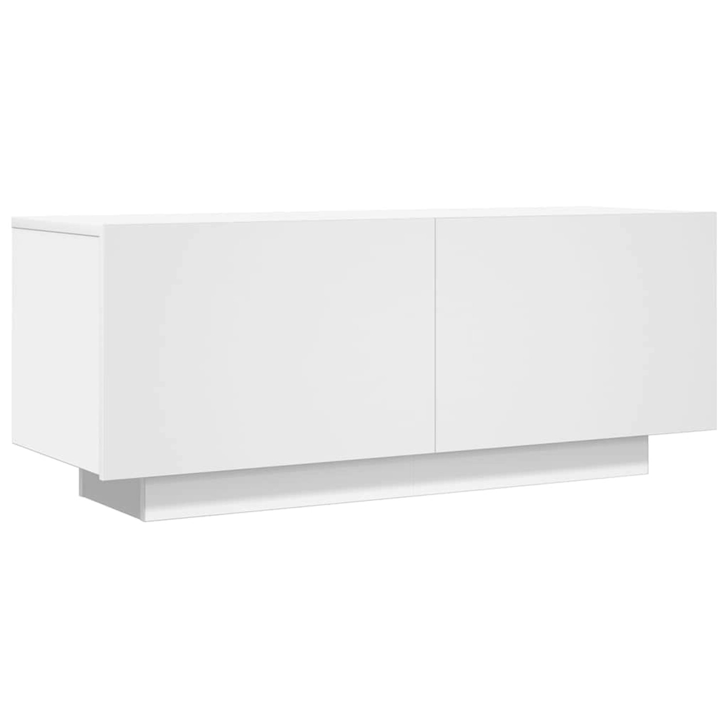 vidaXL TV-Schrank Weiß 100x35x40 cm Holzwerkstoff 804436