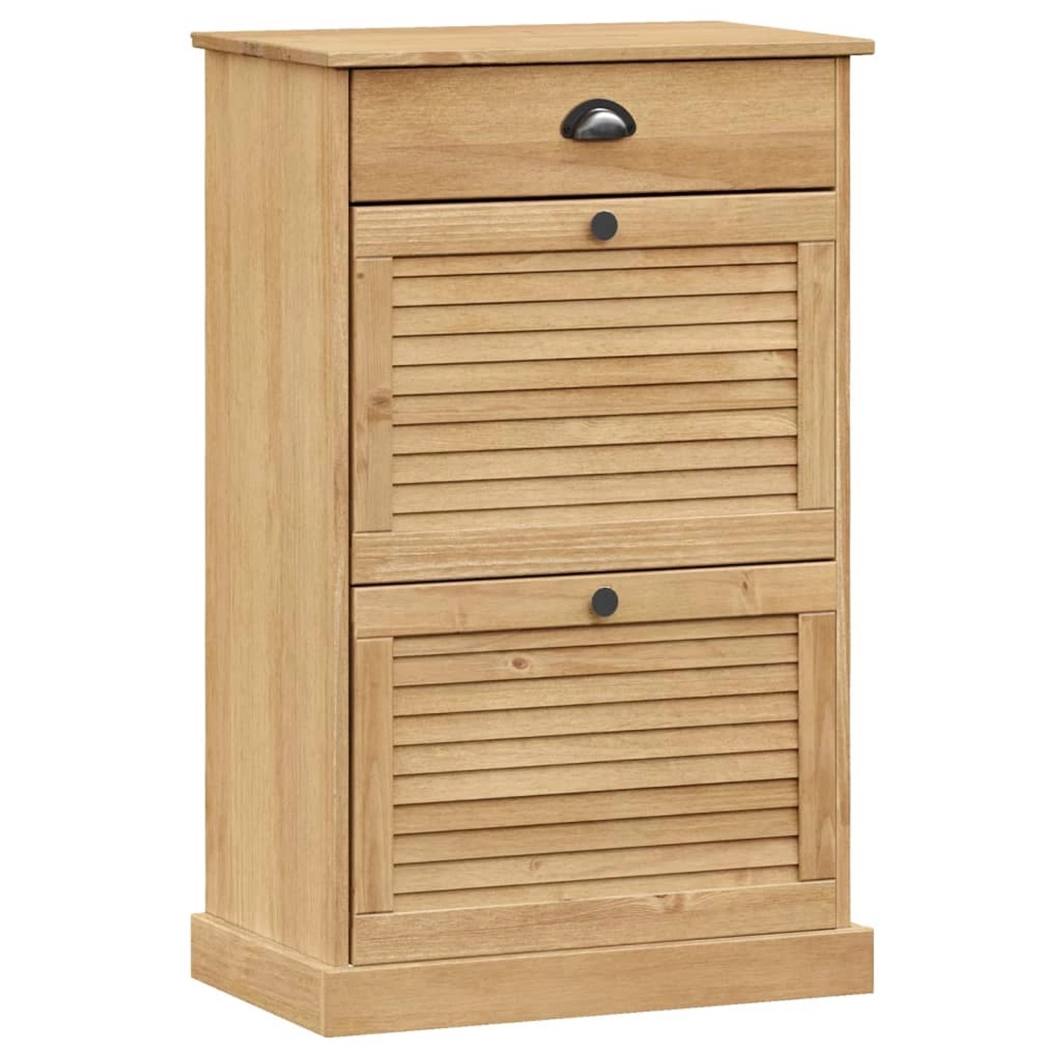 vidaXL Schuhschrank VIGO 60x35x96 cm Massivholz Kiefer 353169 günstig online kaufen