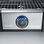 Detailansicht des Severin SENOA DigitalBOOST Tischgrills mit Temperaturregler und Grillrost.