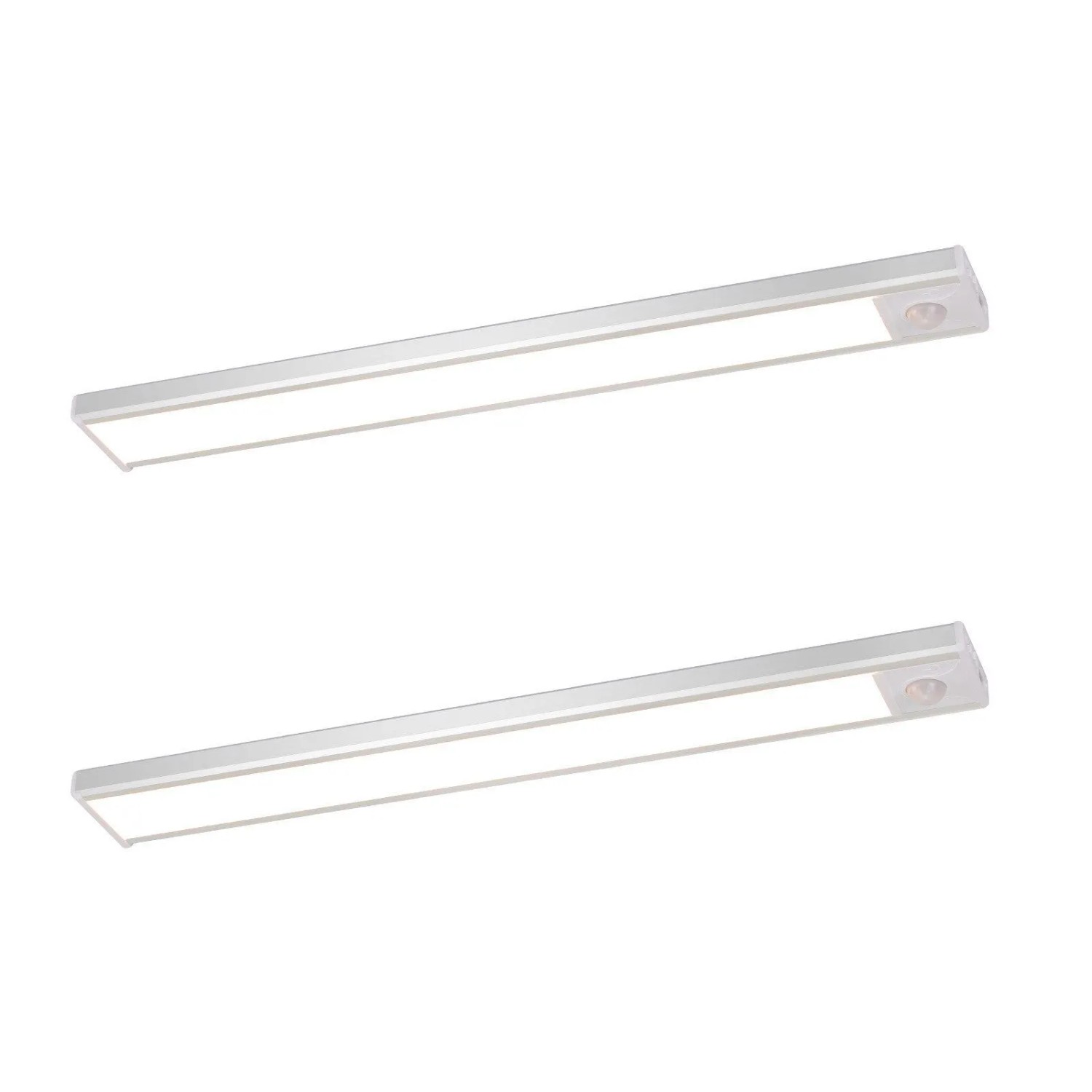 NETTLIFE LED Unterbauleuchte aus Metall L30cm Silber