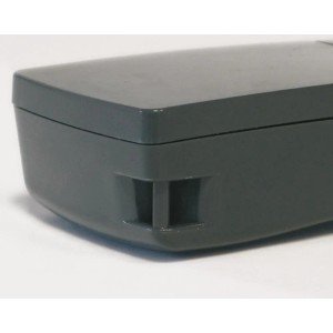Nahaufnahme: Blanko Hundeschreck Ultraschall 3-in-1, graues Gehäuse.