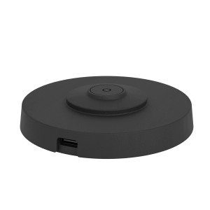 EGLO Ladestation für Außen-Tischleuchten, USB-C, schwarz, aus Kunststoff.