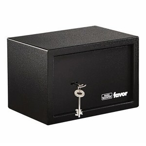 Burg Wächter Möbeltresor Favor S3 K, anthrazit, mit Schlüssel. Tresor für Möbel.