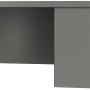 Biohort Seitendach in Quarzgrau-Metallic für Gerätehaus Neo, Metallüberdachung.