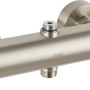 baliv Überkopfbrause-Set KBS-22.21 in Edelstahloptik, Thermostat Duscharmatur.