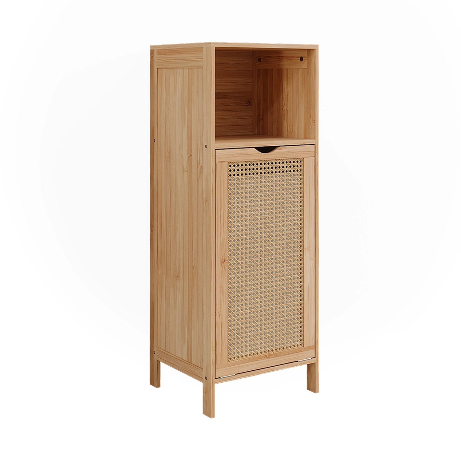 Vicco Badschrank Liora Bambus 36 x 98 cm