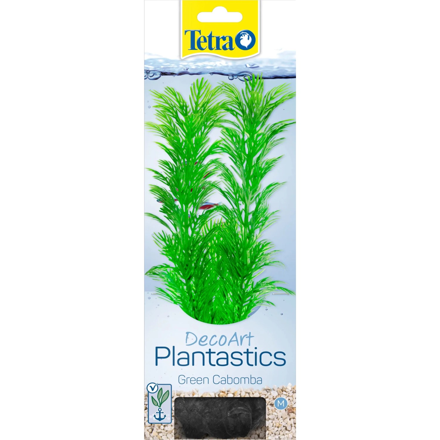 Tetra DecoArt Plant M Green Cabomba, naturgetreue Kunstpflanze für Aquarien.