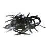 Lex 10er LED Lichterkette, weiß leuchtend, mit transparentem Kabel. Batteriebetrieben für Außen-Deko und Beleuchtung.