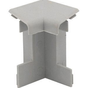 Innenecke für Teppicheinklebeleiste 50, hellgrau, 2er-Set, Zubehör für Laminat & Parkett.