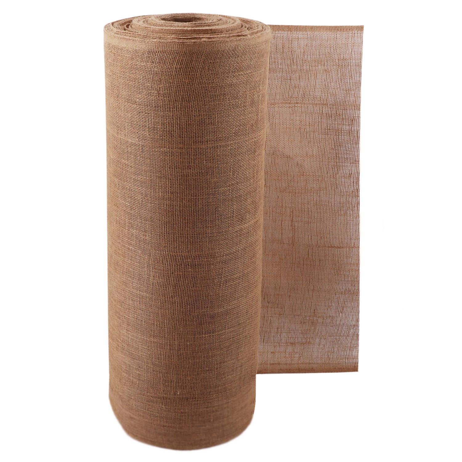 Aquagart 60m x 1m Jutegewebe 215g/m² Jutematte Gartenjute Jute Stoff Sackleinen Juteband