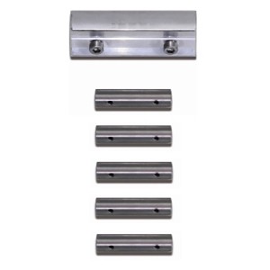 Treba Verbinder-Set VS1: 1 Alu- und 5 Edelstahl-Verbinder für Treppen & Geländer.