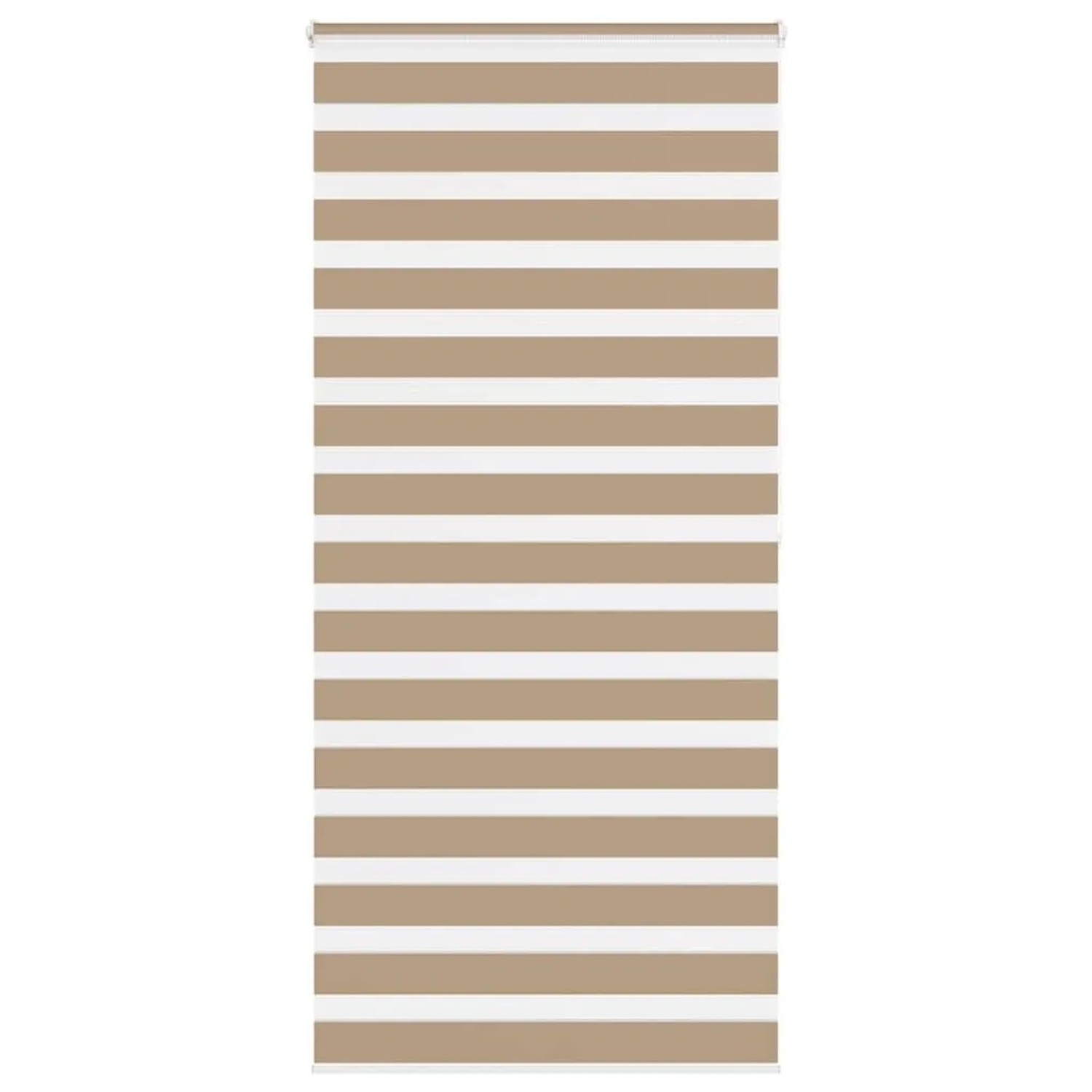 vidaXL Doppelrollo Sandbraun 95x200 cm Stoffbreite 90,9 cm Polyester 401457 günstig online kaufen