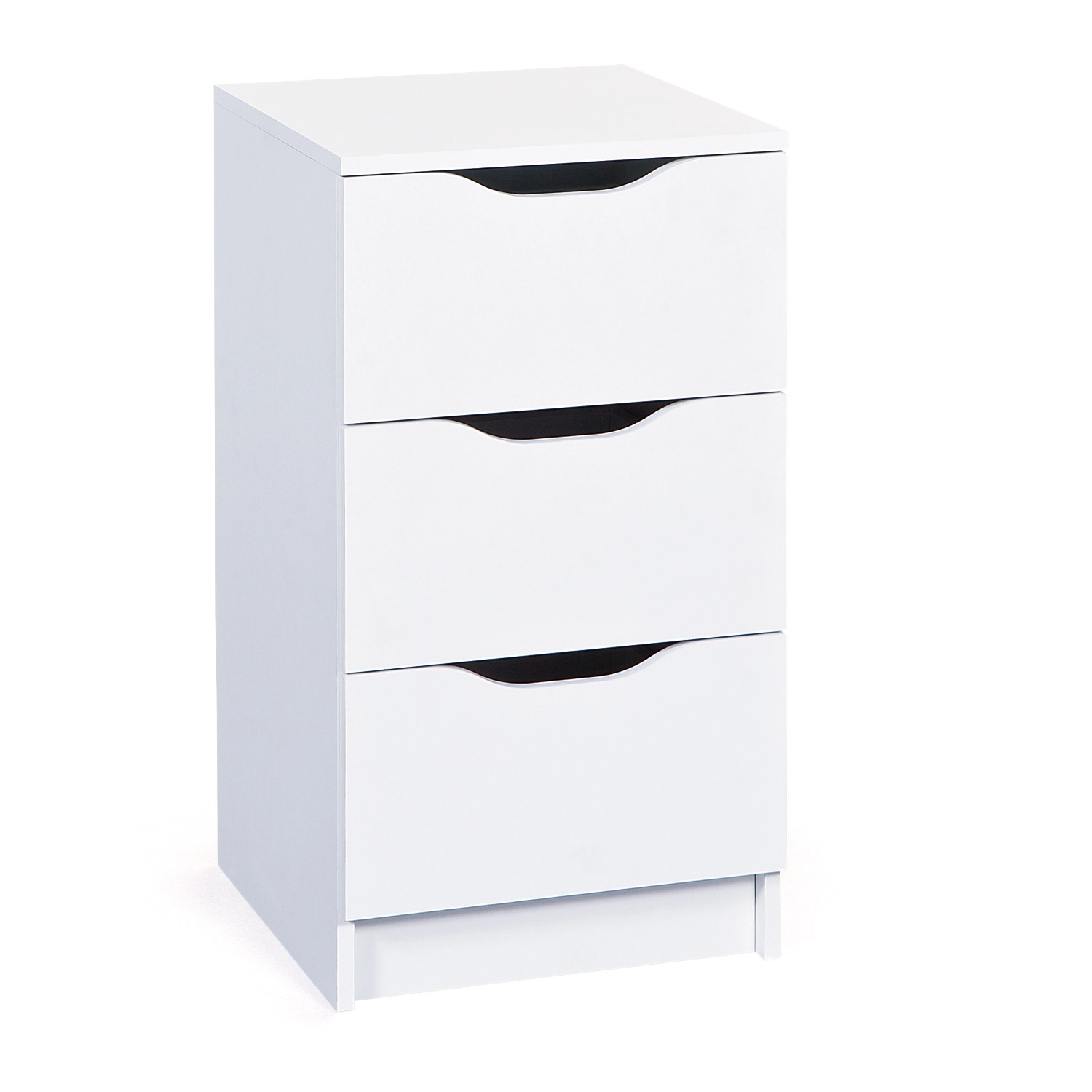 ebuy24 Wung Kommode 3 Schubladen Weiss günstig online kaufen