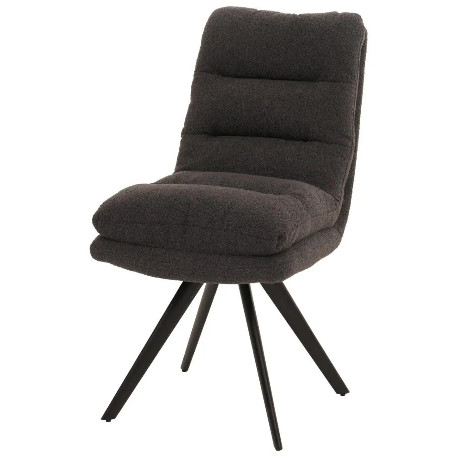 MCW Esszimmerstuhl G66 Boucle Dunkelgrau