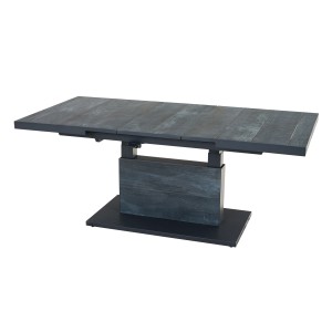 Siena Garden Lifttisch Talina, ausziehbar, Keramik Wood Grey, höhenverstellbar.