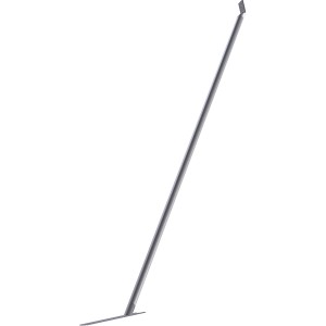 Verzinkte Schake Mobilzaun Stützstrebe, 1,60 m, zur Stabilisierung von Bauzäunen.