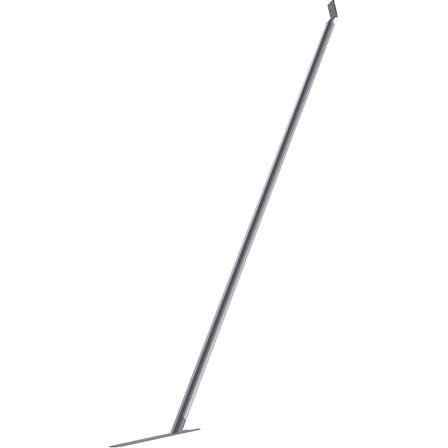 Verzinkte Schake Mobilzaun Stützstrebe, 1,60 m, zur Stabilisierung von Bauzäunen.