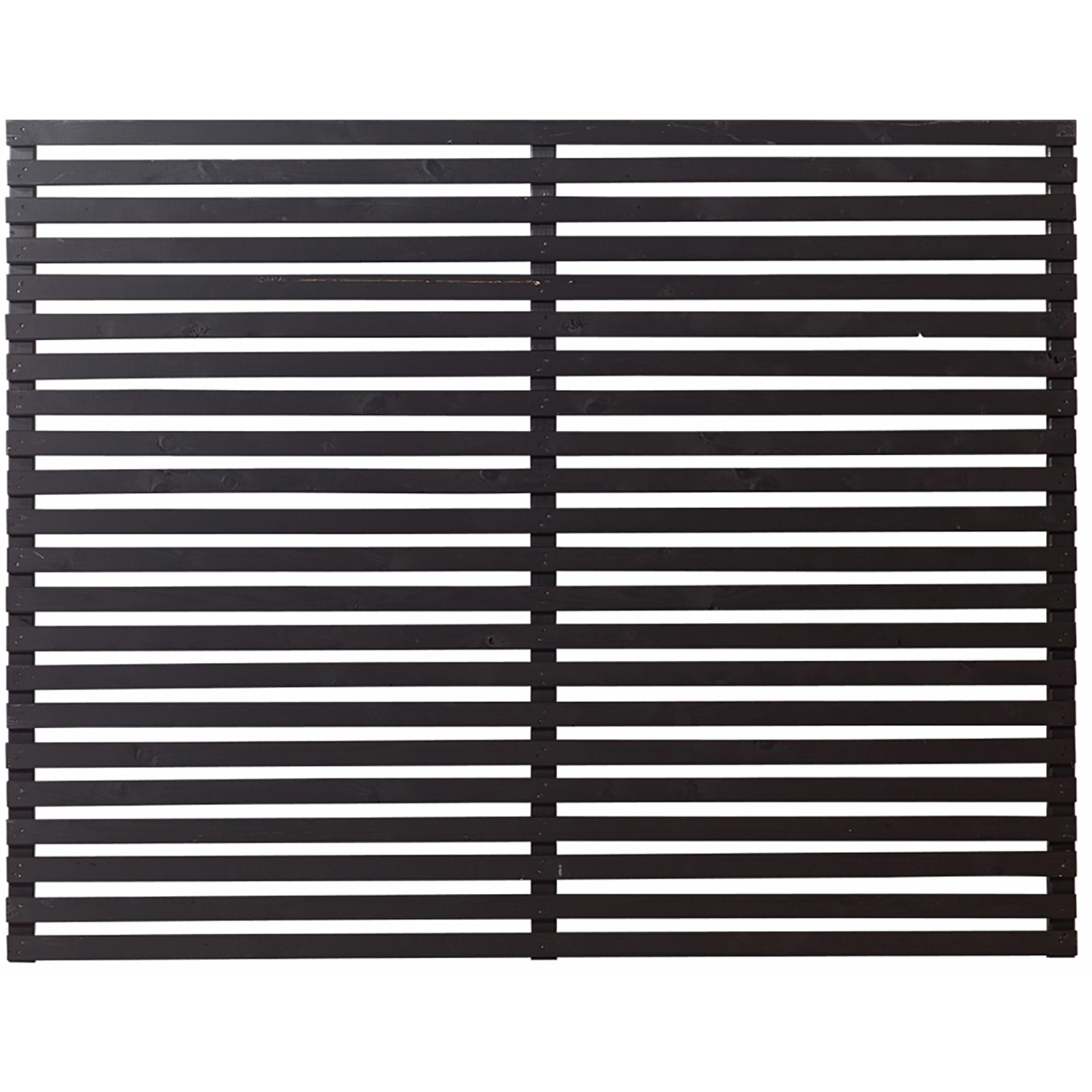 Sichtschutzzaun Tokyo Nadelholz Schwarz 180 cm x 140 cm günstig online kaufen