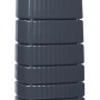 4rain Slim Regenwassertank 650 l in Graphitgrau mit Auslaufhahn.