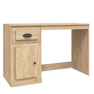 vidaXL Schreibtisch mit Schublade Sonoma-Eiche 115x50x75 cm 816475