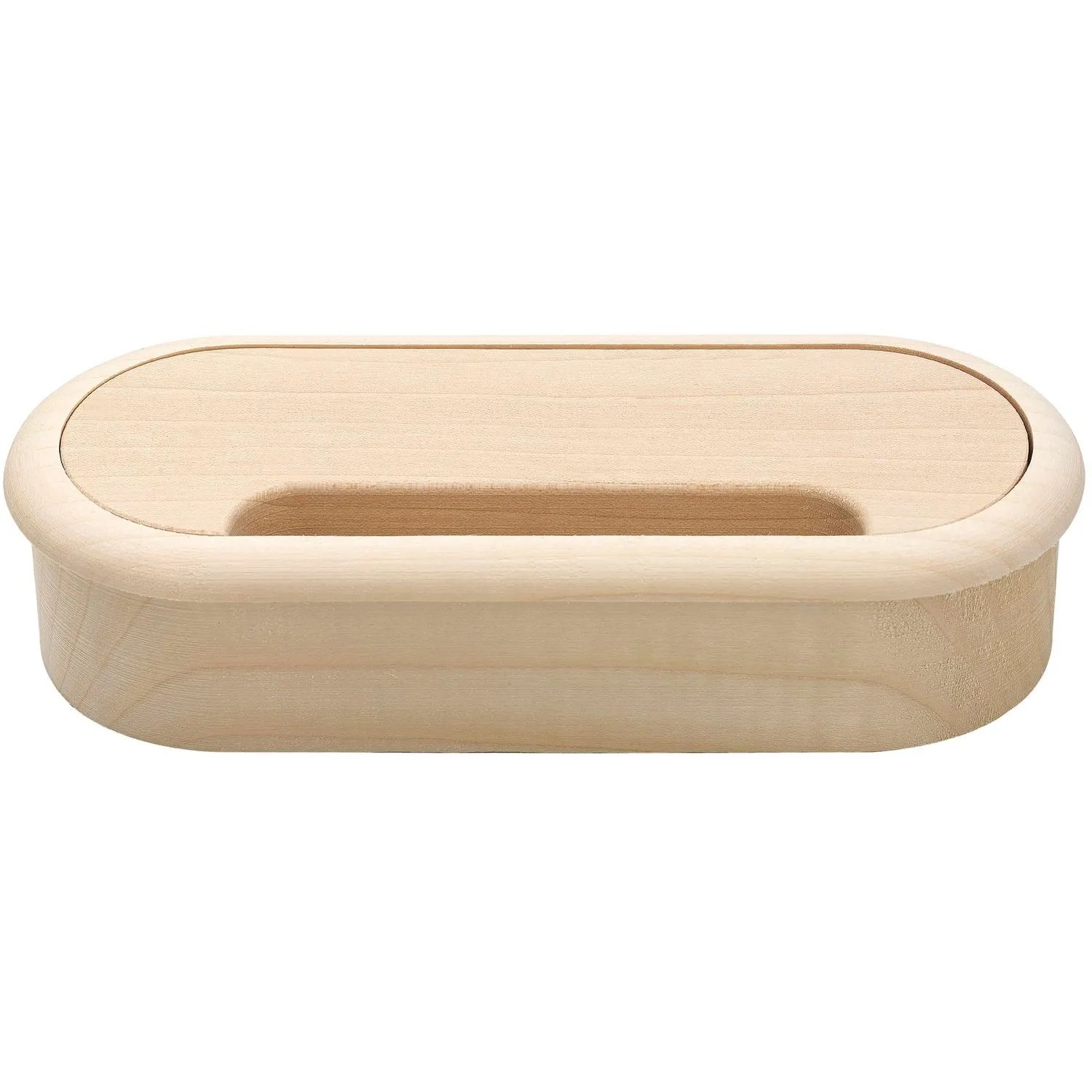 Alles im Griff Kabeldurchführung Oval 57x143 mm Ahorn Roh