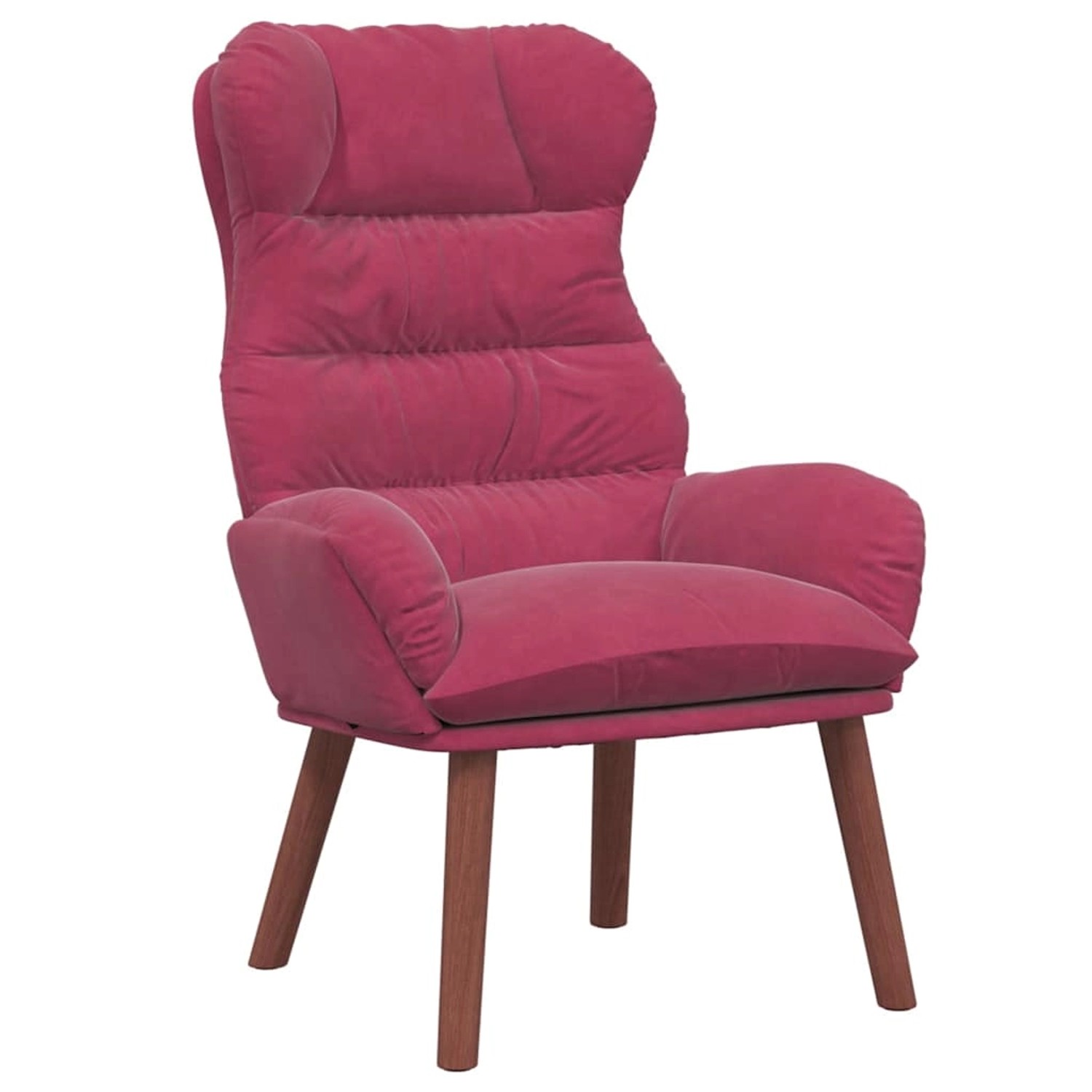 vidaXL Relaxsessel Weinrot 69 x 74 x 93 cm Samt 42001892 günstig online kaufen