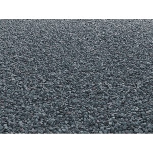 Anthrazit Basaltsplitt (2-5mm) als Zierkies oder für Gartenwege.