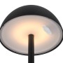 Schwarze Reality LED-Tischleuchte Ricardo, dimmbar, mit USB-Anschluss.