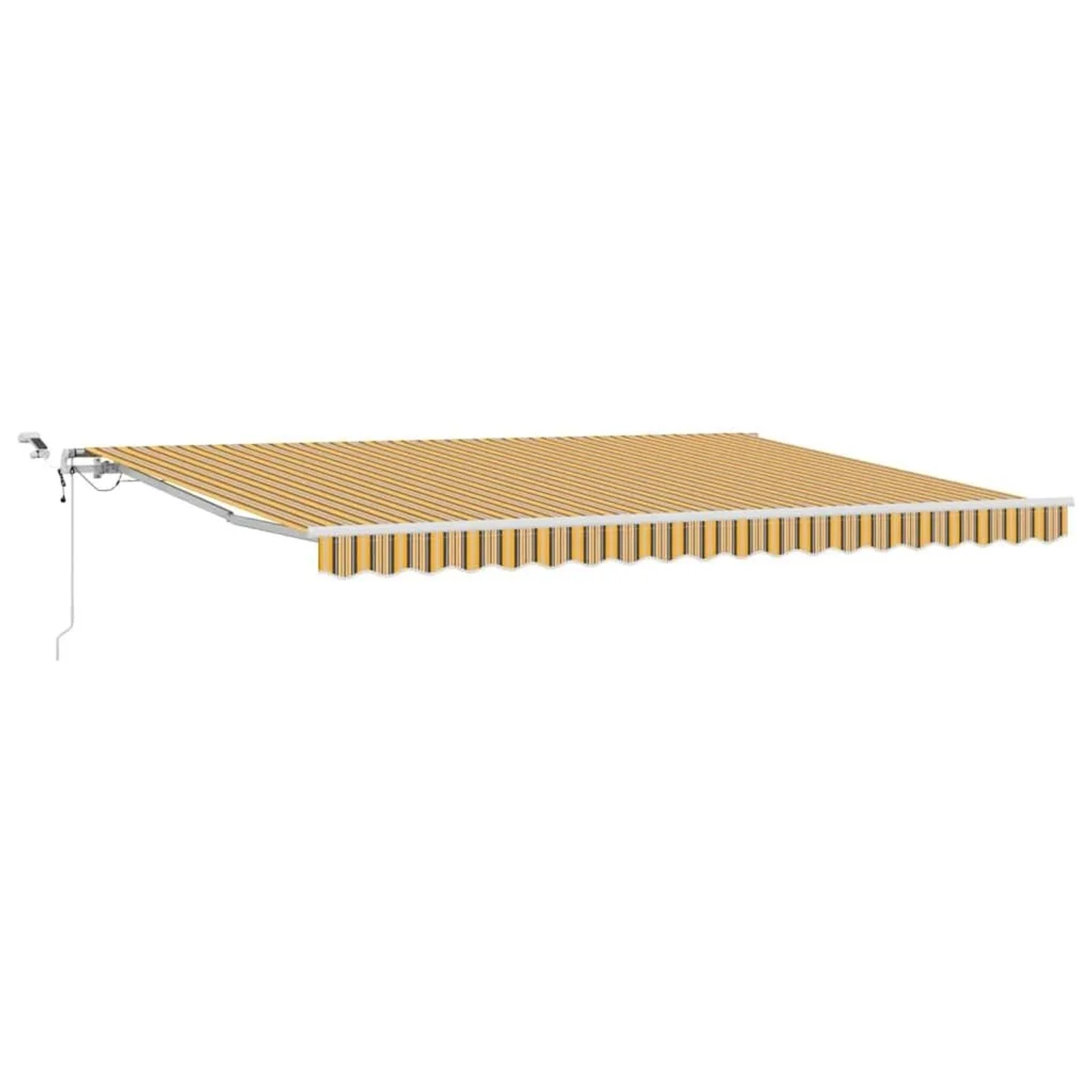 vidaXL Einziehbare Markise Mehrfarbig 450 x 300 cm 3330944