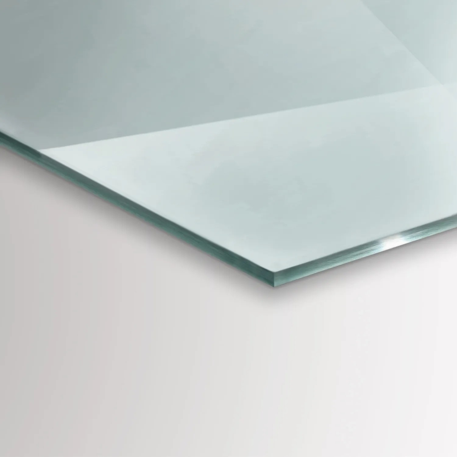Tulup Glasplatte für Kamin Glasplatte unter Kamin Transparent Quadrat 60x60 cm Funkenschutzplatte Glas Transparent Kamin Glasbodenplatte Transparent_5