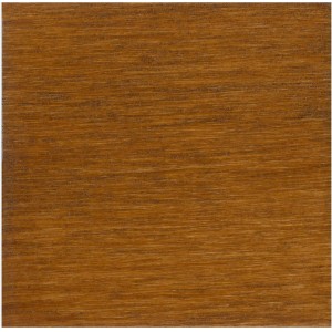 Holzoberfläche in Teak, behandelt mit OBI Hybridlasur Premium. Holzlasur für Innen und Außen.