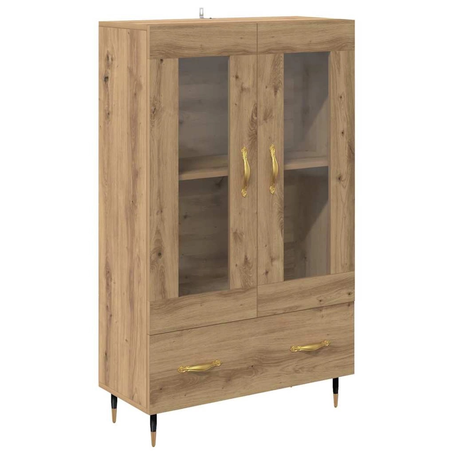 vidaXL Highboard Artisan-Eiche 69,5 x 31 x 115 cm Holzwerkstoff 882551 günstig online kaufen
