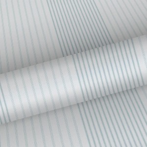 Sanders & Sanders Tapete: Graublaue Streifen auf Rolle, 53cm breit.
