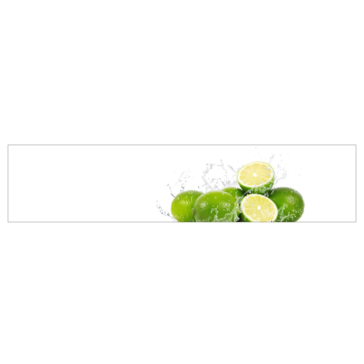 MySpotti Küchenrückwand Profix Cucina Aqua Limette 270 x 60 cm Limettengrün