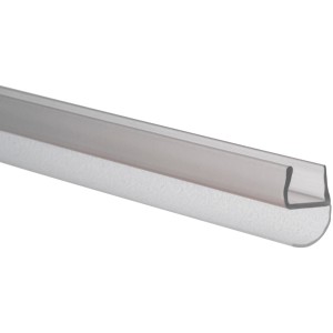 Schulte Dichtprofil vertikal, transparent, für Dusche MasterClass/Garant, Glasstärke 6mm.