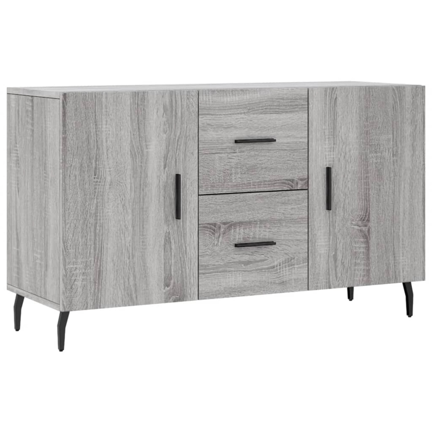 vidaXL Sideboard Grau Sonoma 100x36x60 cm Holzwerkstoff 828194 günstig online kaufen