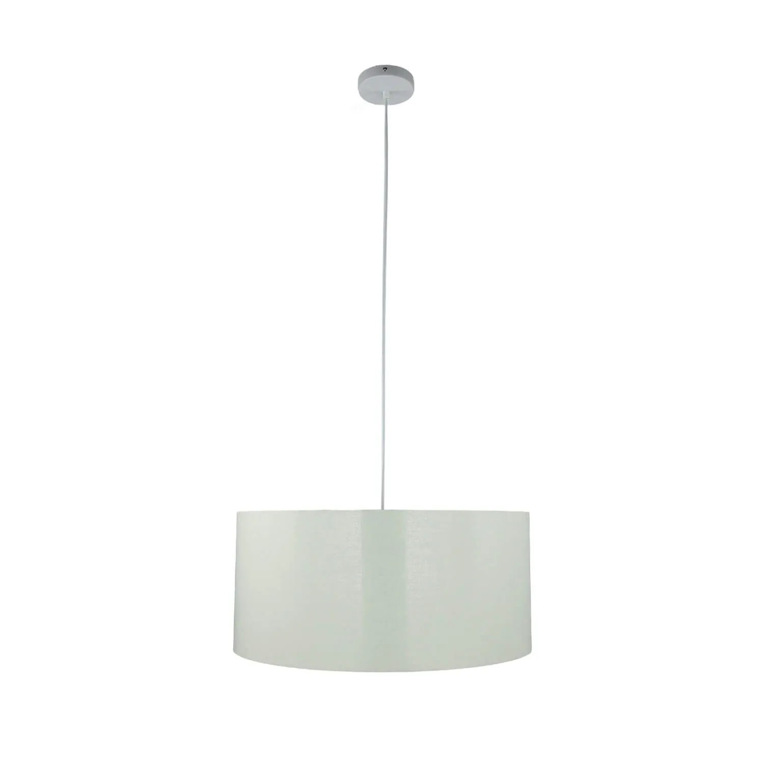 EASYLIGHT Hängelampe Rund Ø 55 cm Stoff Velours Optik In Creme Gold E27 günstig online kaufen