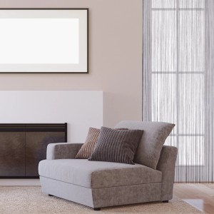 Relaxdays Fadenvorhang Polyester Schwarz Kürzbar Mit Tunnelzug 90 cm x 245 cm