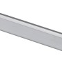 Hettich Schrankrohr, oval, 900 mm, Stahl, silber-grau, für Möbelausstattung.