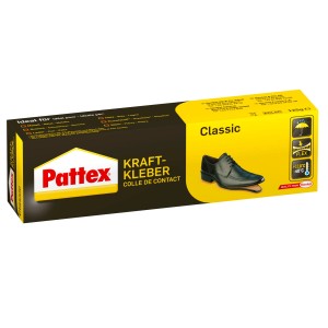Pattex Kraftkleber Classic, 125g Tube, universell einsetzbarer Kleber für starke Verbindungen.